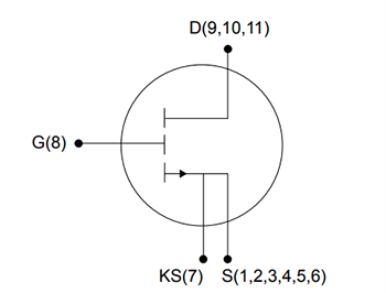 Schaltplan - STMicroelectronics SGT070R70HTO E-Mode-PowerGaN-Transistor